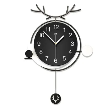 Современные Простые Настенные часы На Батарейках, Настенные Часы в Скандинавском минималистичном стиле для домашней Спальни