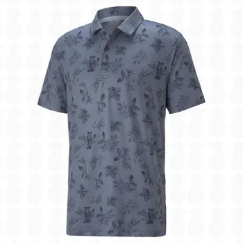 Спортивная рубашка поло для активного отдыха, Быстросохнущий дышащий горный топ, мужская рубашка для гольфа, летняя гоночная рубашка с коротким рукавом, повседневная футболка