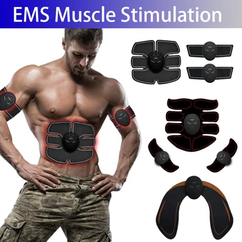 Тренажер для стимуляции мышц живота EMS, Тоник для мышц живота, Тренажер для бедер, Массажер для мышц Домашнего тренажерного зала Для похудения тела