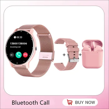 Умные часы Ivanony Женские смарт-часы с Bluetooth-вызовом 2023 Голосовой помощник 1,39-дюймовый полноэкранный IP67 Фитнес-наручные часы