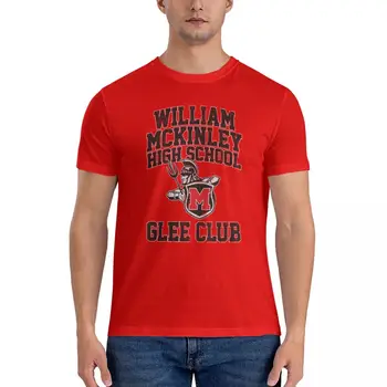 Хоровой клуб средней школы Уильяма Маккинли (Вариант), Незаменимая футболка, мужские футболки, простые футболки, мужская футболка с аниме