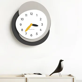 Часы для гостиной Искусство Роскошь Современный Бесшумный интерьер Скандинавские Электронные настенные часы Стильное украшение для спальни Reloj Para Pared