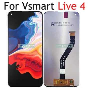 Черный 6,5 дюймов для Vsmart Live 4 Полный ЖК-дисплей с сенсорным экраном, дигитайзер, замена панели в сборе