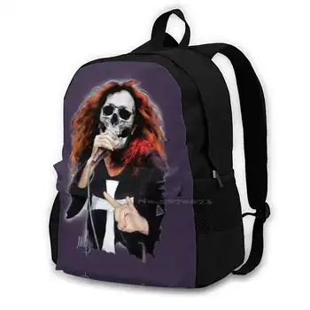 Школьные сумки Ronnie для девочек-подростков, сумки для ноутбука, дорожные сумки Dio Heaven Hell Rainbow Singer Heavy Metal Hard Music Skull