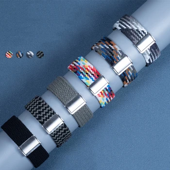 Эластичный плетеный ремешок для часов POLAR Pacer Grit X Pro Titan, нейлоновые регулируемые браслеты для браслета Vantage M2 M Correa.