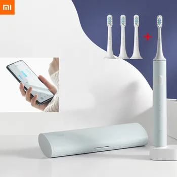 Электрическая зубная щетка Xiaomi Mijia Sonic T500C Беспроводная перезаряжаемая Водонепроницаемая Ультразвуковая Автоматическая MI Tooth Brush Work Приложение Mijia