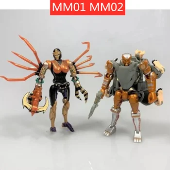 Элемент трансформации Mouse Widow TE MM01 MM-02 MM002 Фигурка робота из сплава Super Warrior Beast War с коробкой